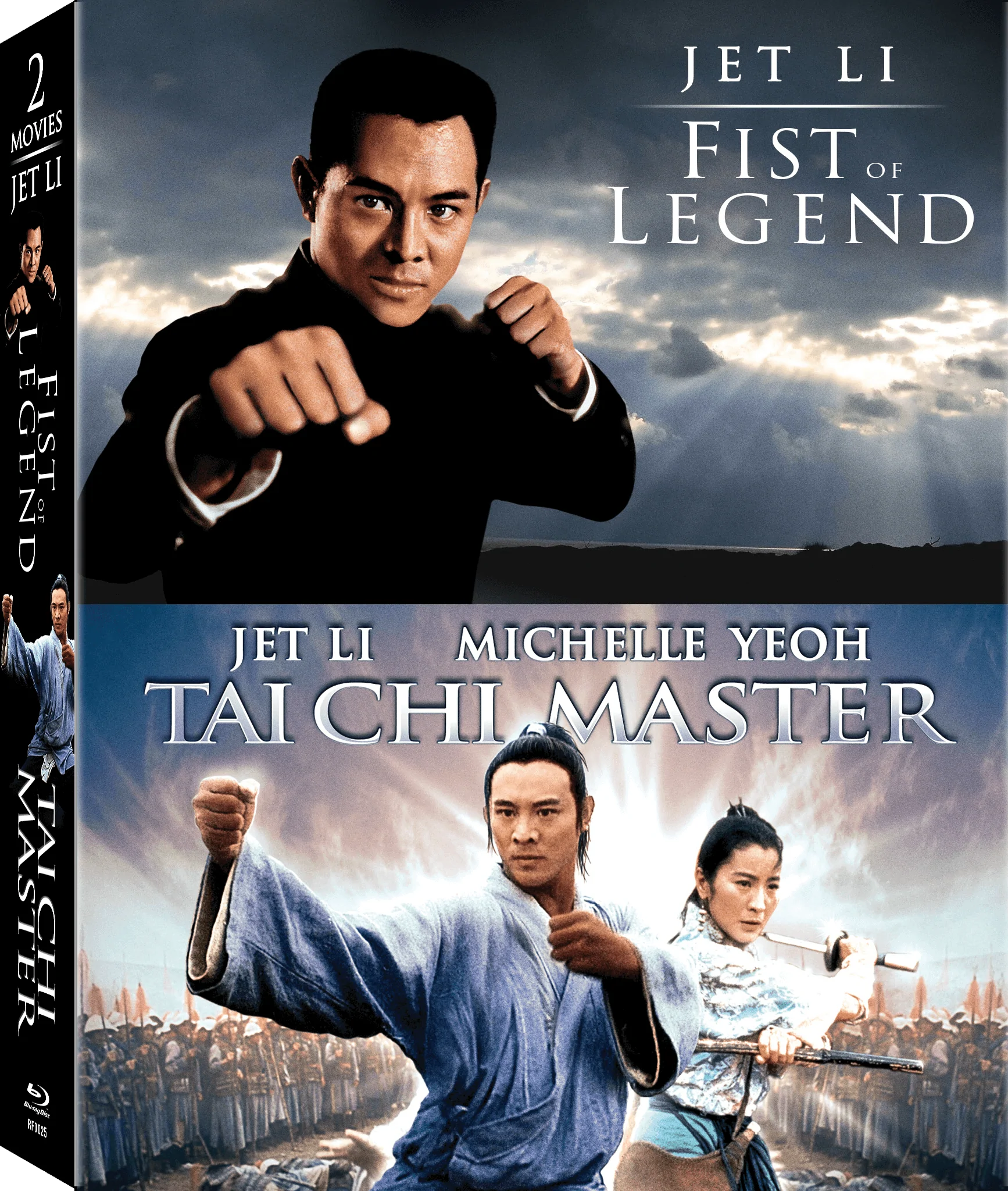 Jet Li 2 Movie Collection: Fist of Legend & Tai Chi Master (RoninFlix)  (Blu-Ray)