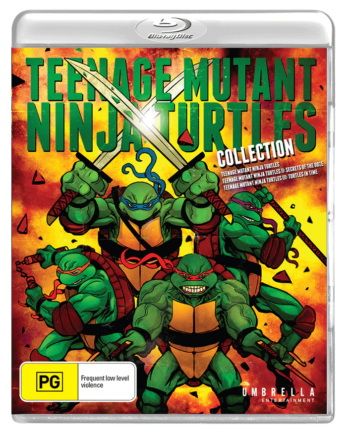 Teenage Mutant Ninja Turtles - 3 Movie Collection (Umbrella) (Blu-Ray All  Region)